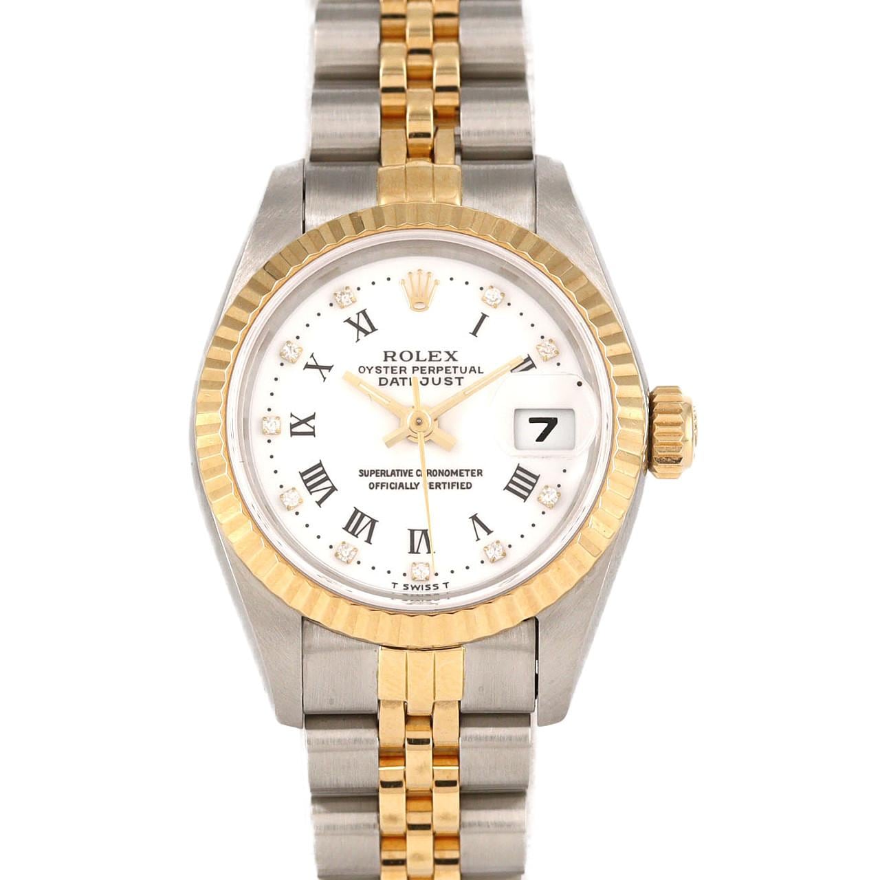 ロレックス デイトジャスト 69173G SSxYG 自動巻 L番