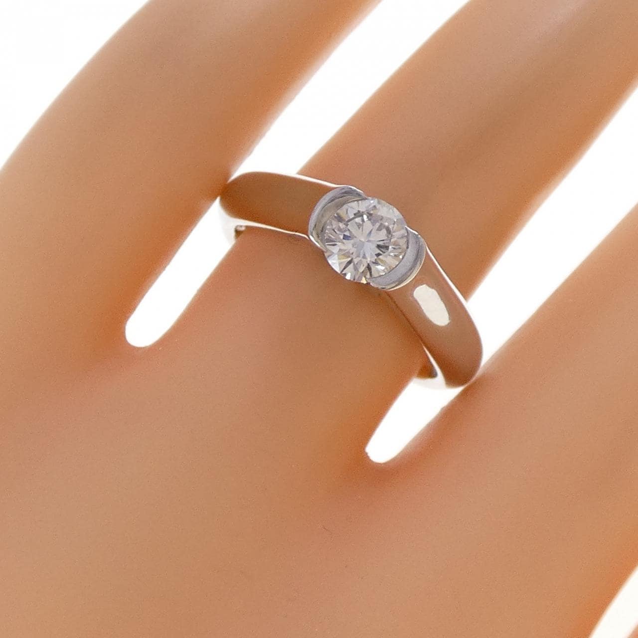 カルティエ Cド カルティエ リング 0.58CT E VVS2