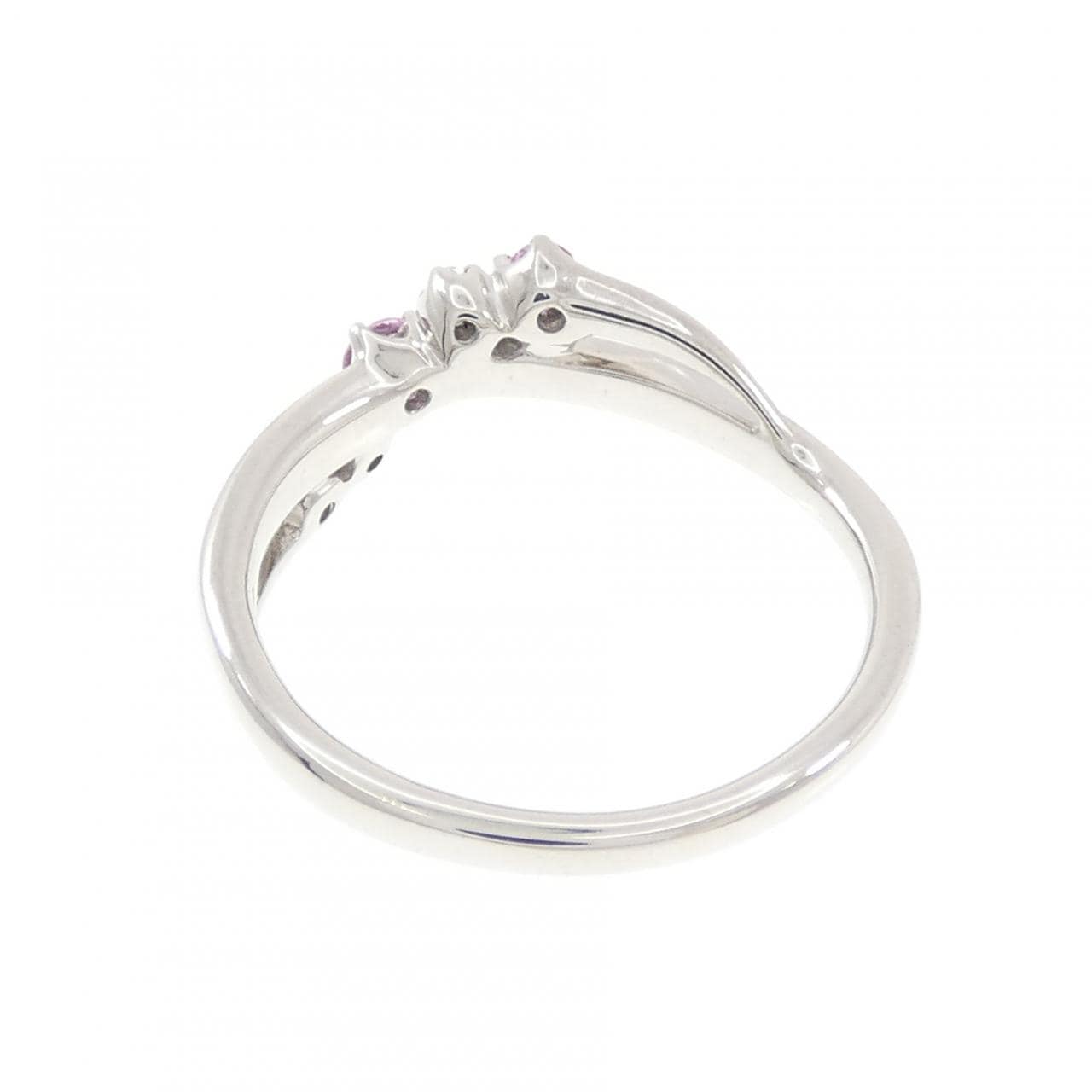 4゜C 合成サファイヤ リング