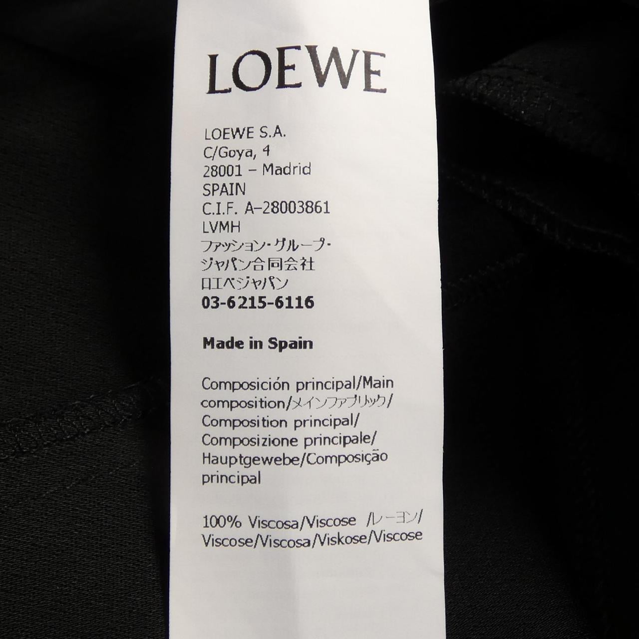 ロエベ LOEWE S359Y09XF3 ワンピース