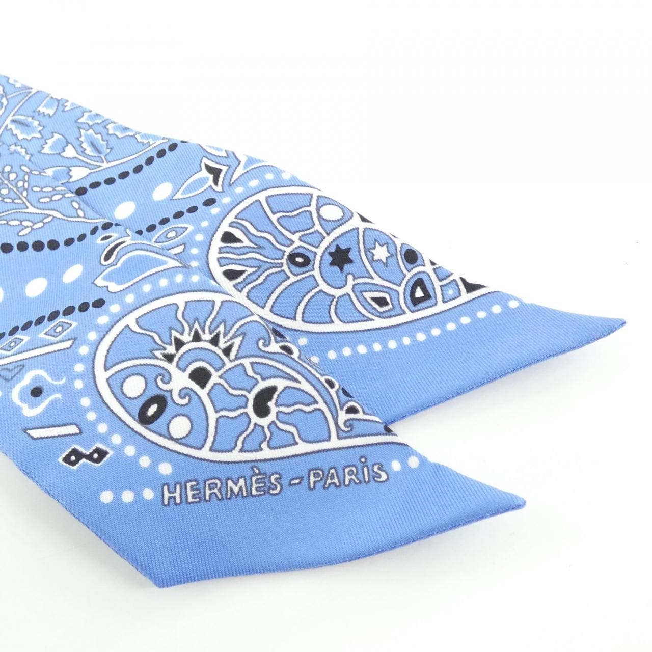 エルメス ENTRE CIEL ET MER BANDANA ツイリー 063017S スカーフ