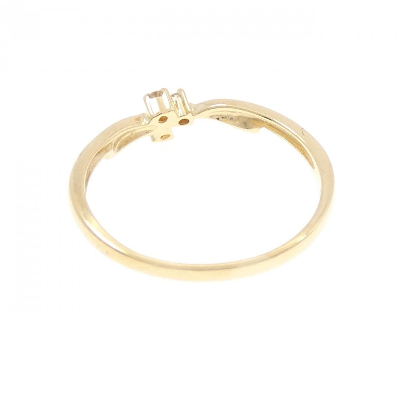 K18YG ダイヤモンド リング 0.05CT