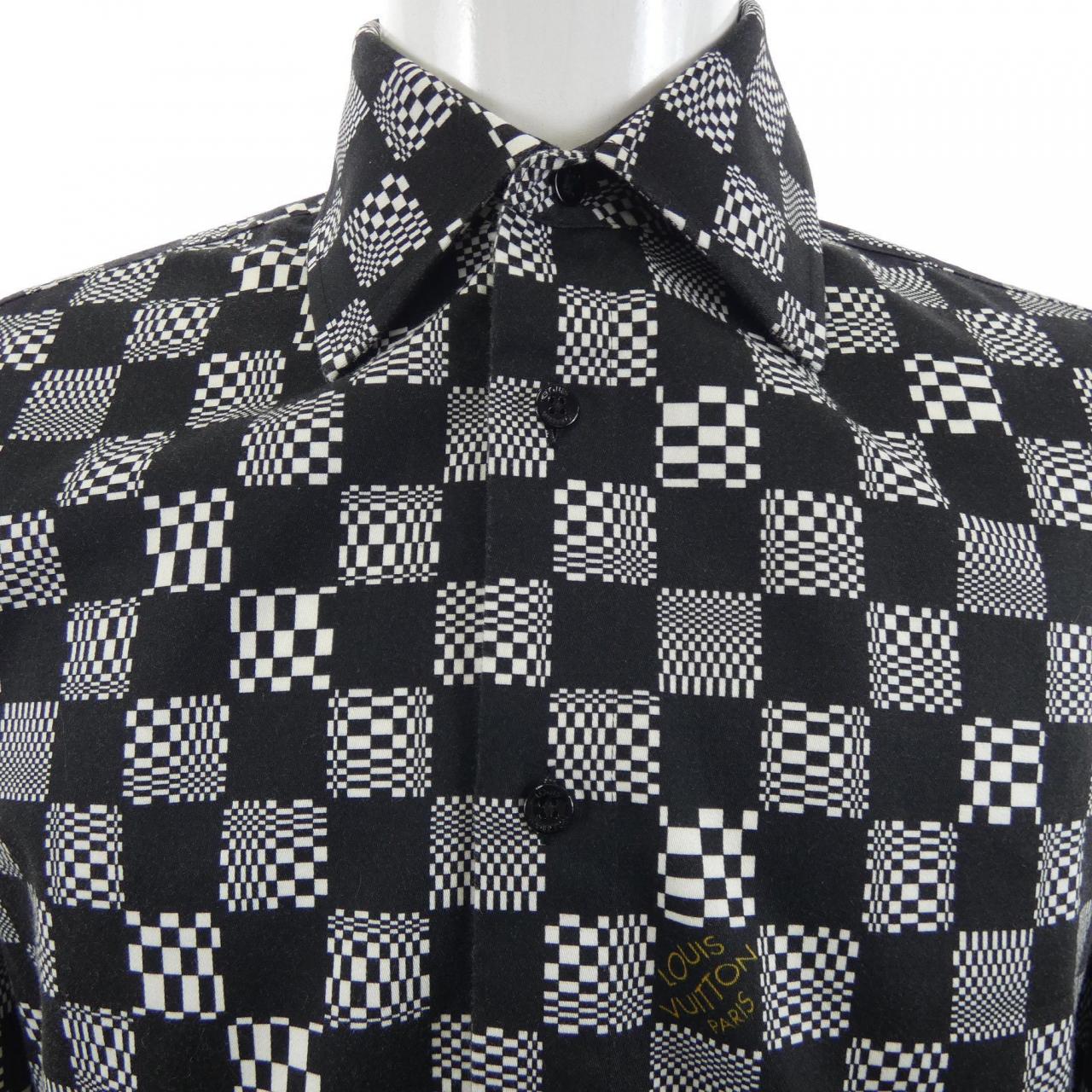 ルイヴィトン LOUIS VUITTON クラシックシャツディストーテッドダミエ HKS71WZYT シャツ