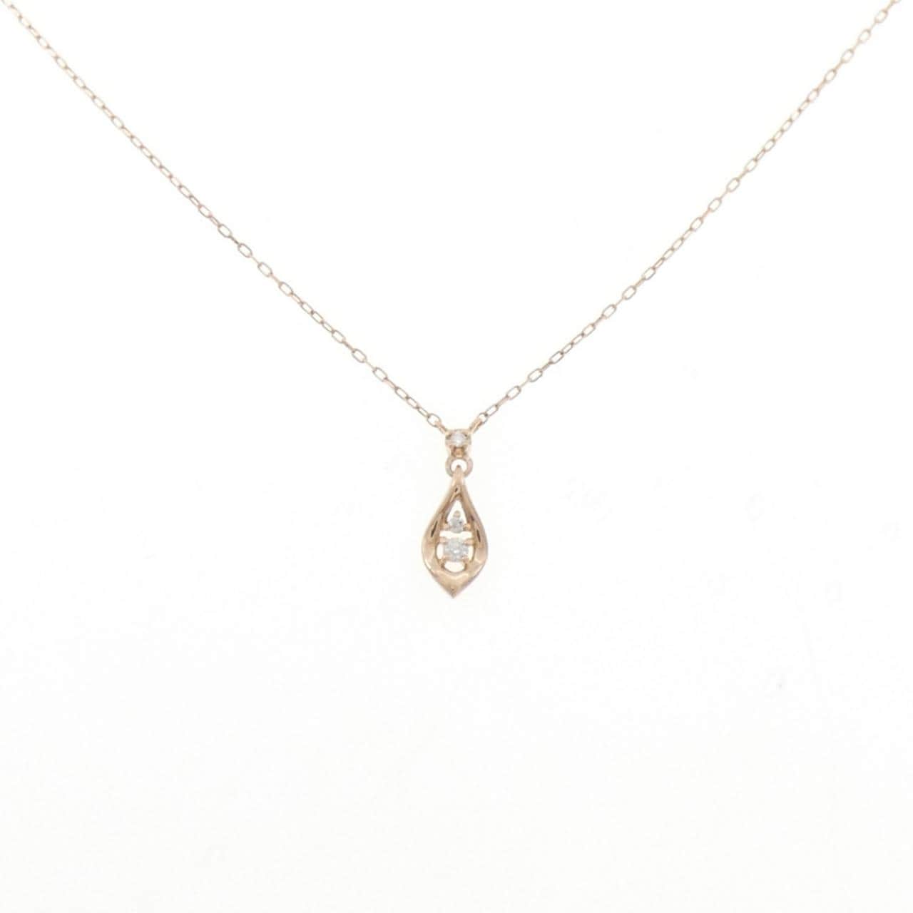 K10PG ダイヤモンド ネックレス