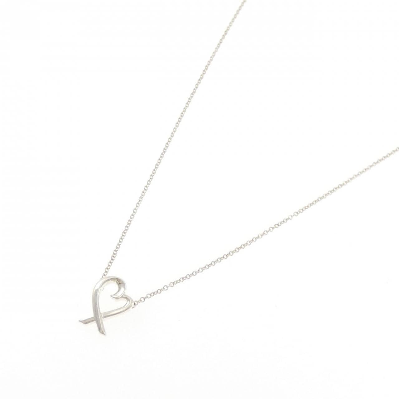 TIFFANY loving heart mini necklace