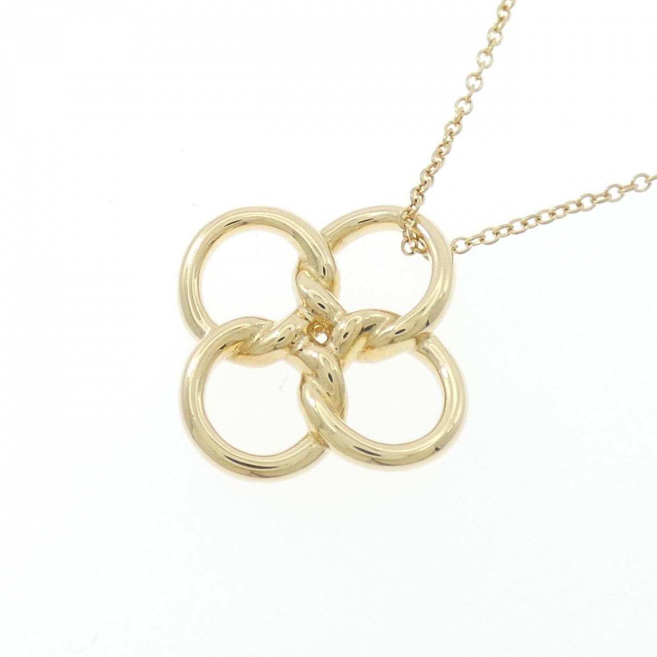 ティファニー クアドロフォリオ スモール ネックレス