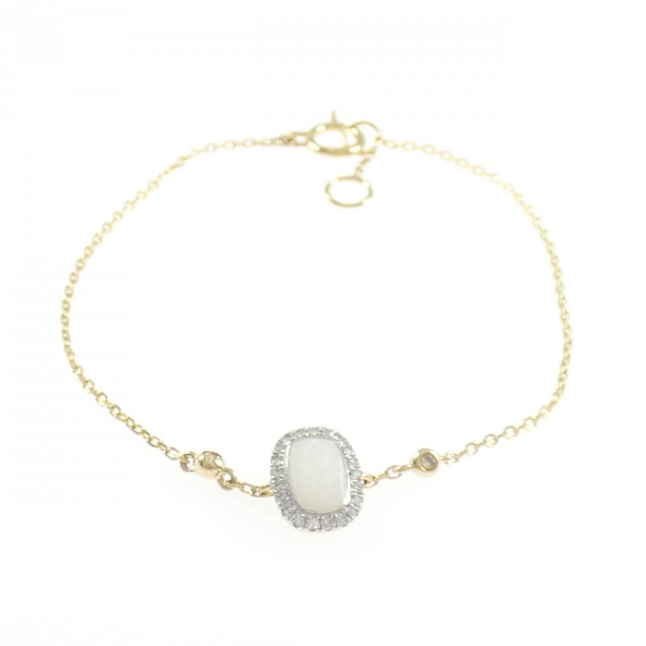 K18YG/K18WG オパール ブレスレット