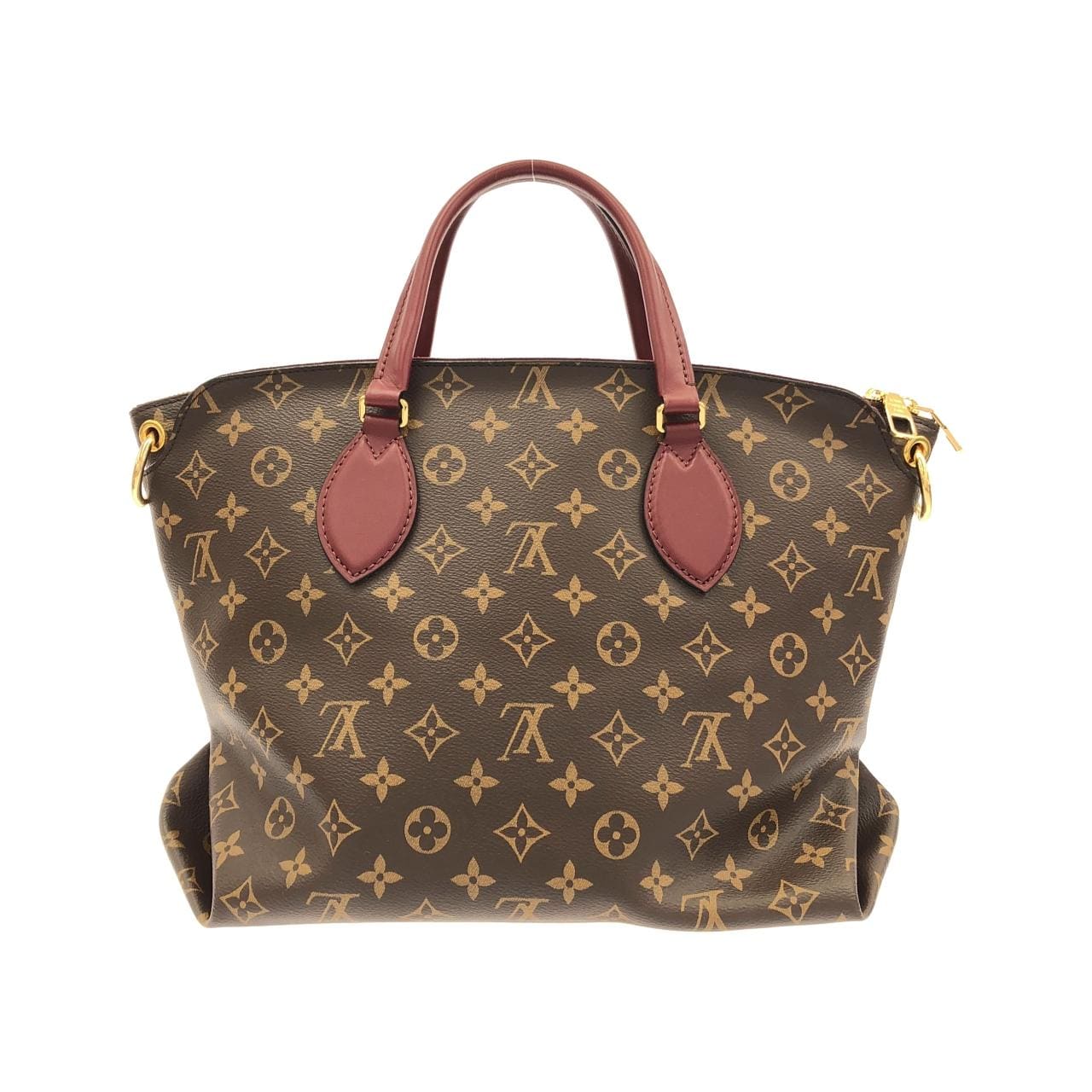 ルイヴィトン モノグラム フラワー ジップド トート MM M44348 バッグ