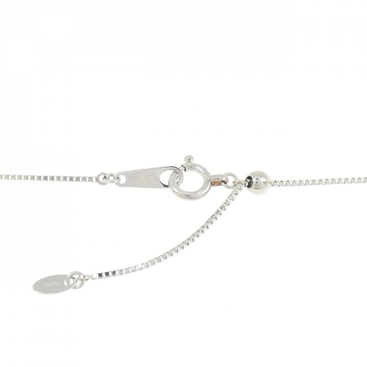 PT900/PT850 ルビー ネックレス 0.55CT
