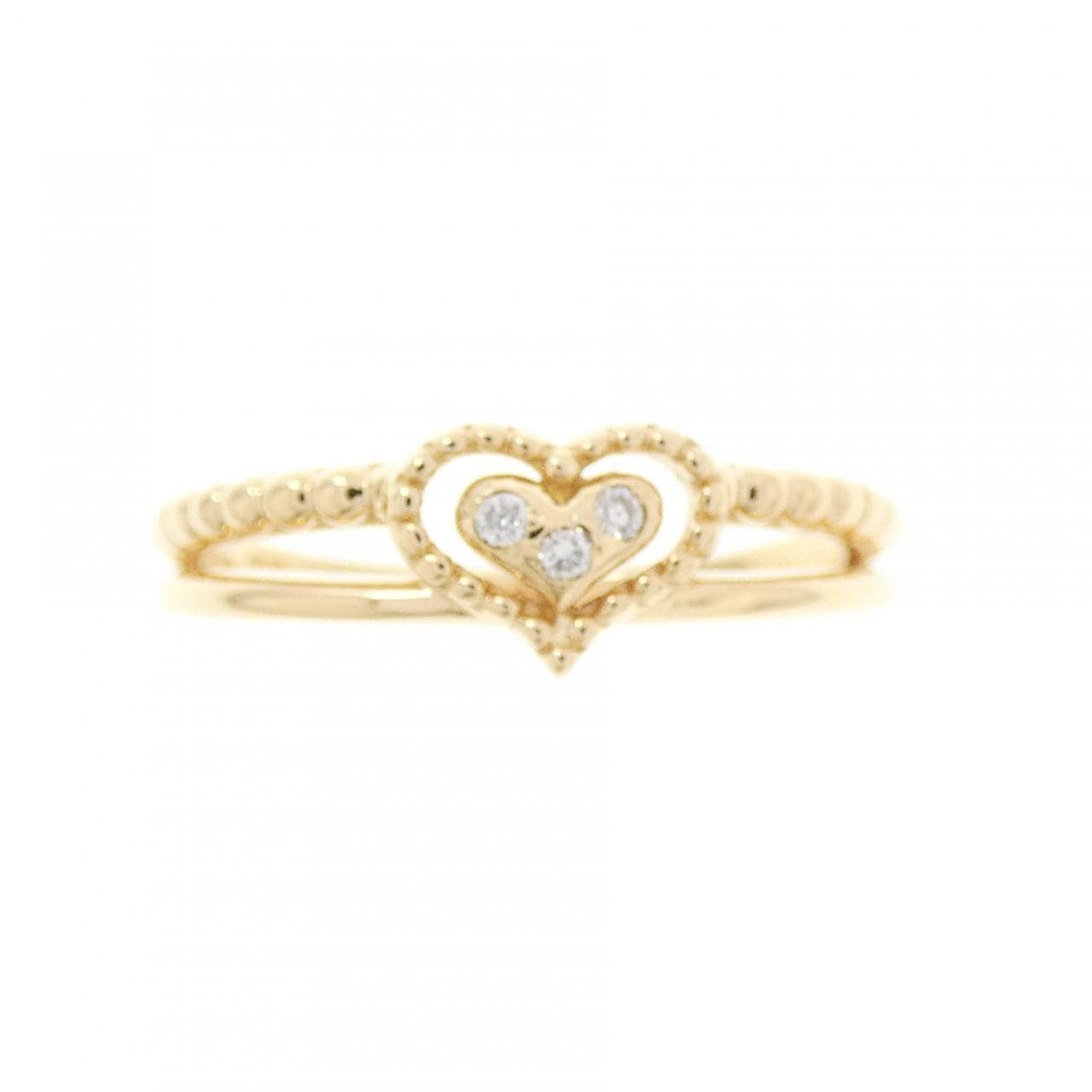 スタージュエリー ハート ダイヤモンド リング 0.01CT