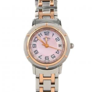 エルメス クリッパークラシック　PGコンビ CP1.221 SSxPG クォーツ