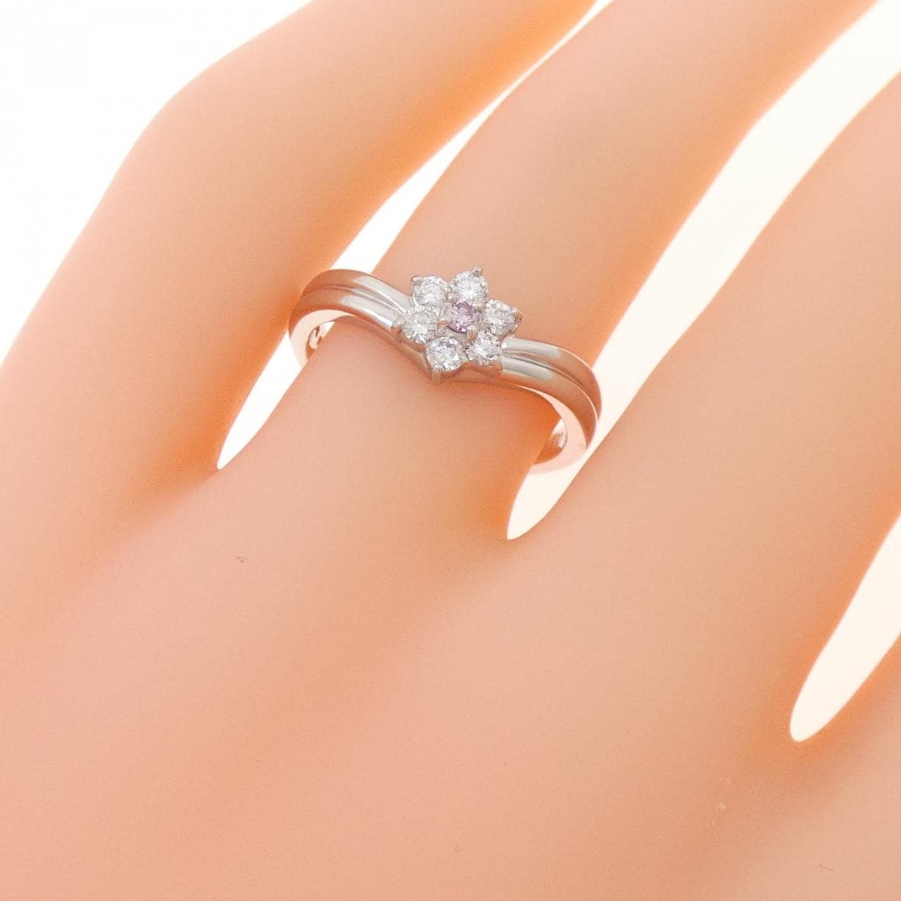 スタージュエリーピンクダイヤモンド リング 0.03CT