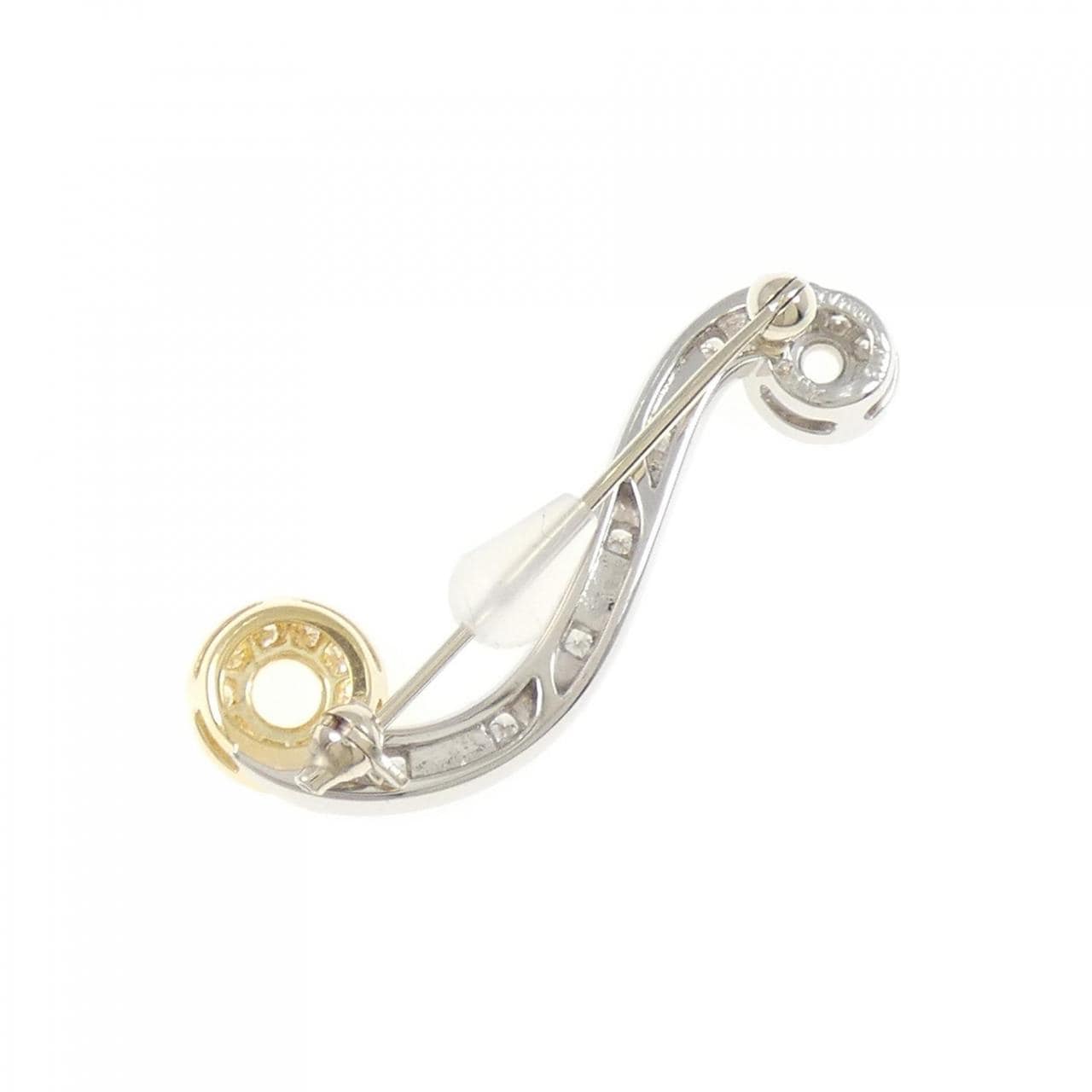 星の砂 ダイヤモンド ブローチ 0.27CT