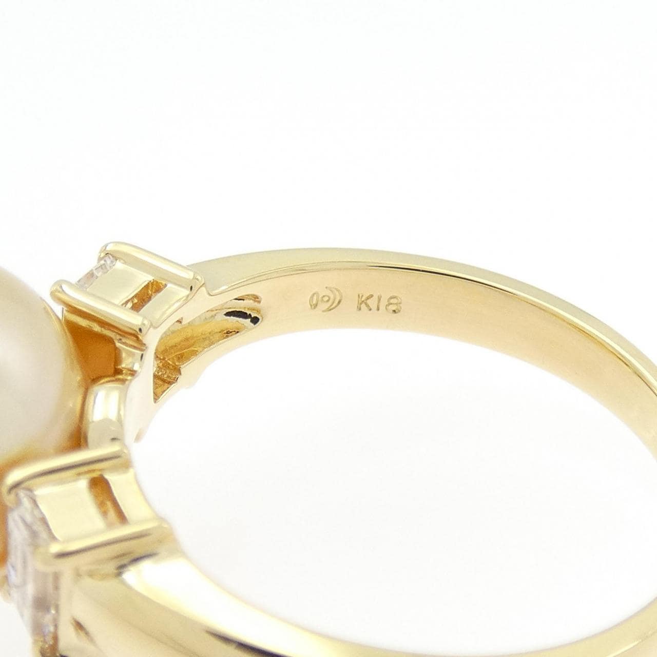 タサキ 白蝶パール リング 10.9mm