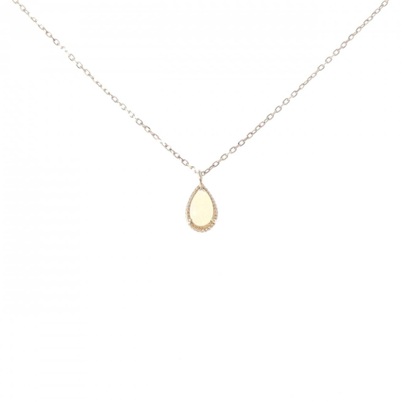 アガット オパール ネックレス