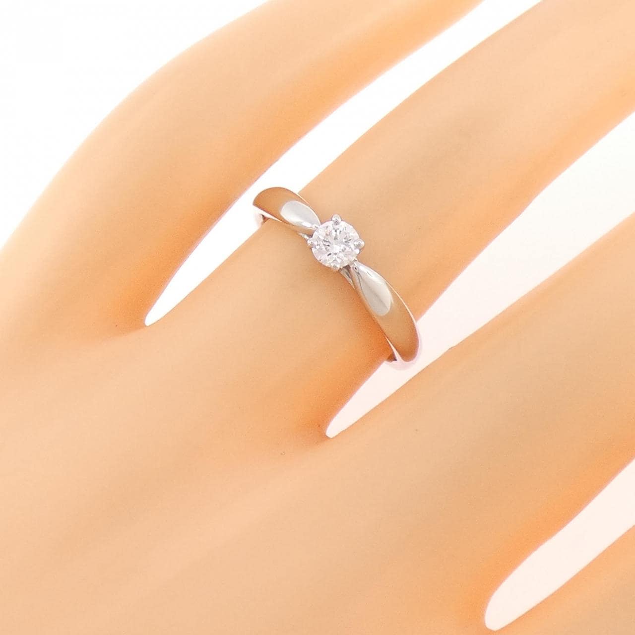 ティファニー ハーモニー リング 0.20CT D VS1 3EXT