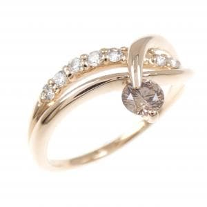 K10PG ダイヤモンド リング 0.20CT