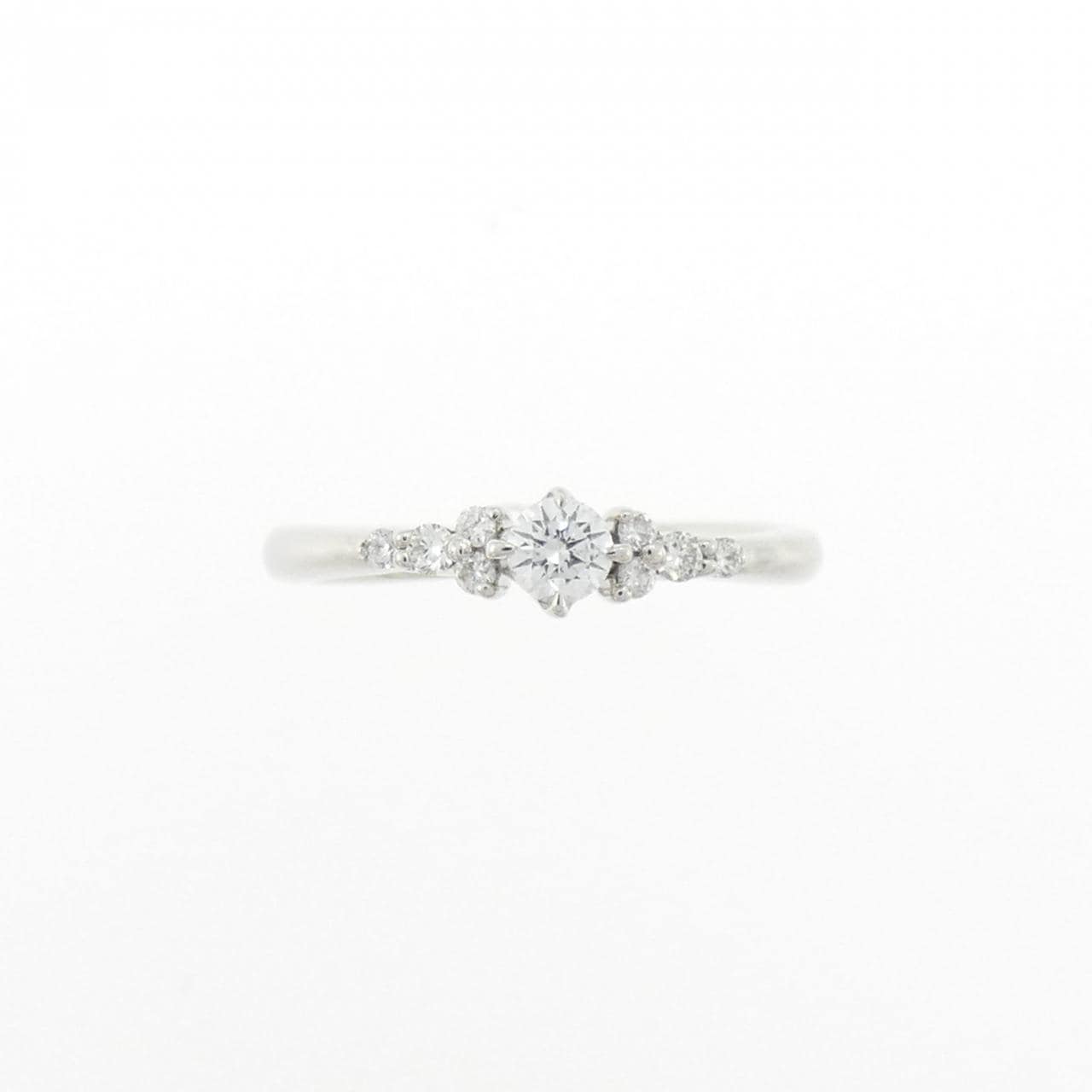 PT900 ダイヤモンド ピンキーリング 0.084CT