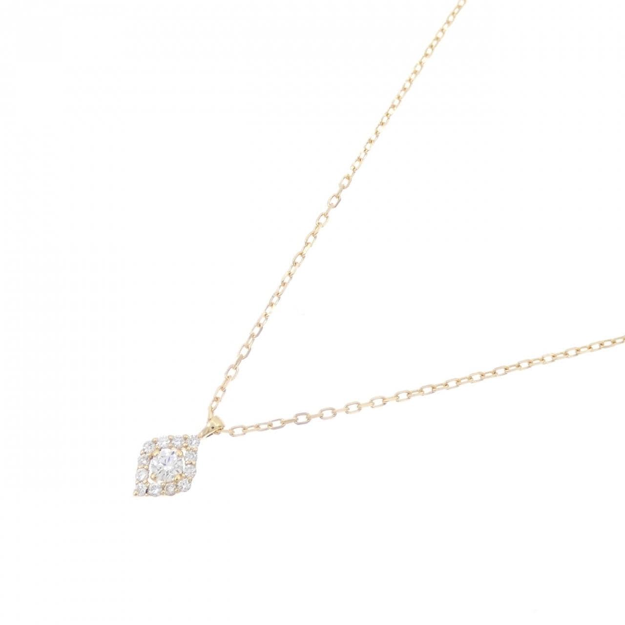 K18YG ダイヤモンド ネックレス 0.07CT
