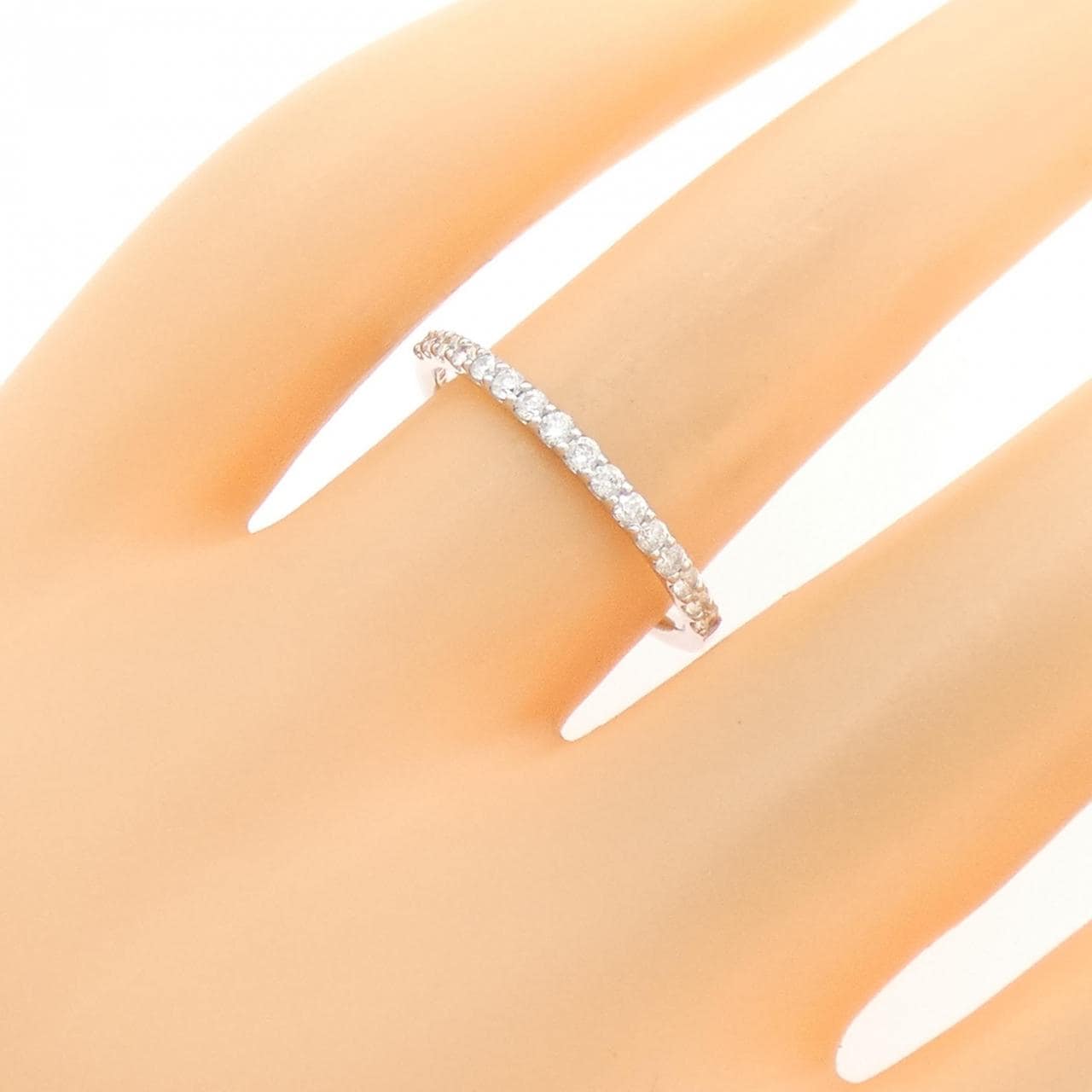 K18WG ダイヤモンド リング 0.22CT