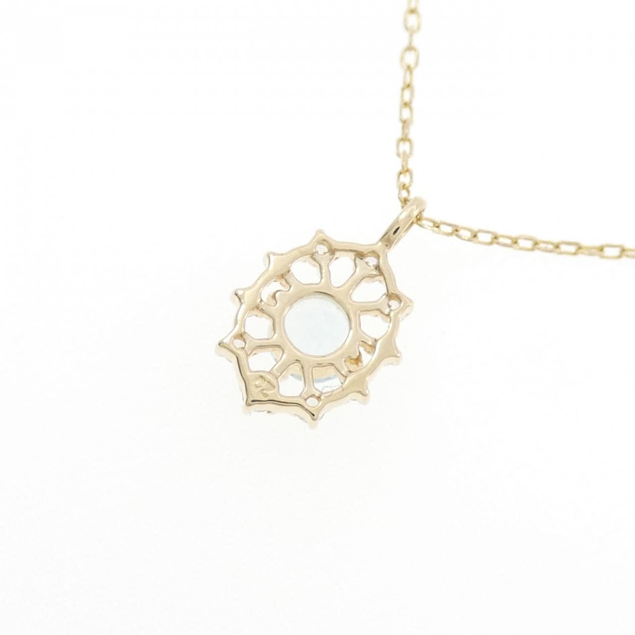 K10YG ブルートパーズ ネックレス