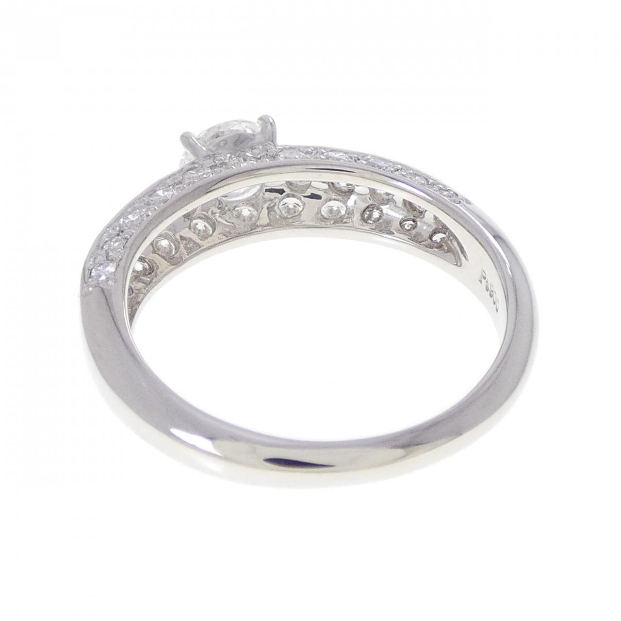 PT900 ダイヤモンド リング 0.523CT D SI1 VG