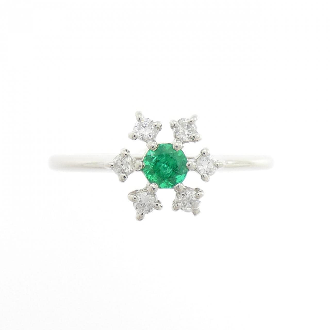 PT900 エメラルド リング 0.16CT
