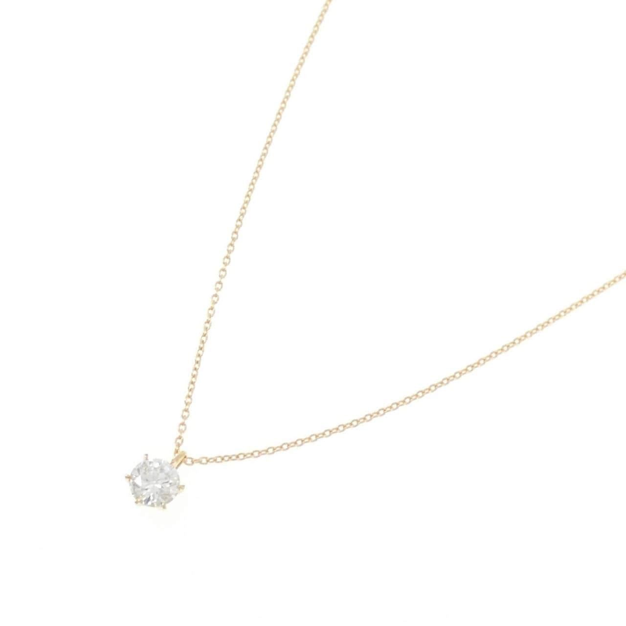 【リメイク】K18YG ダイヤモンド ネックレス 0.602CT H I1 Good