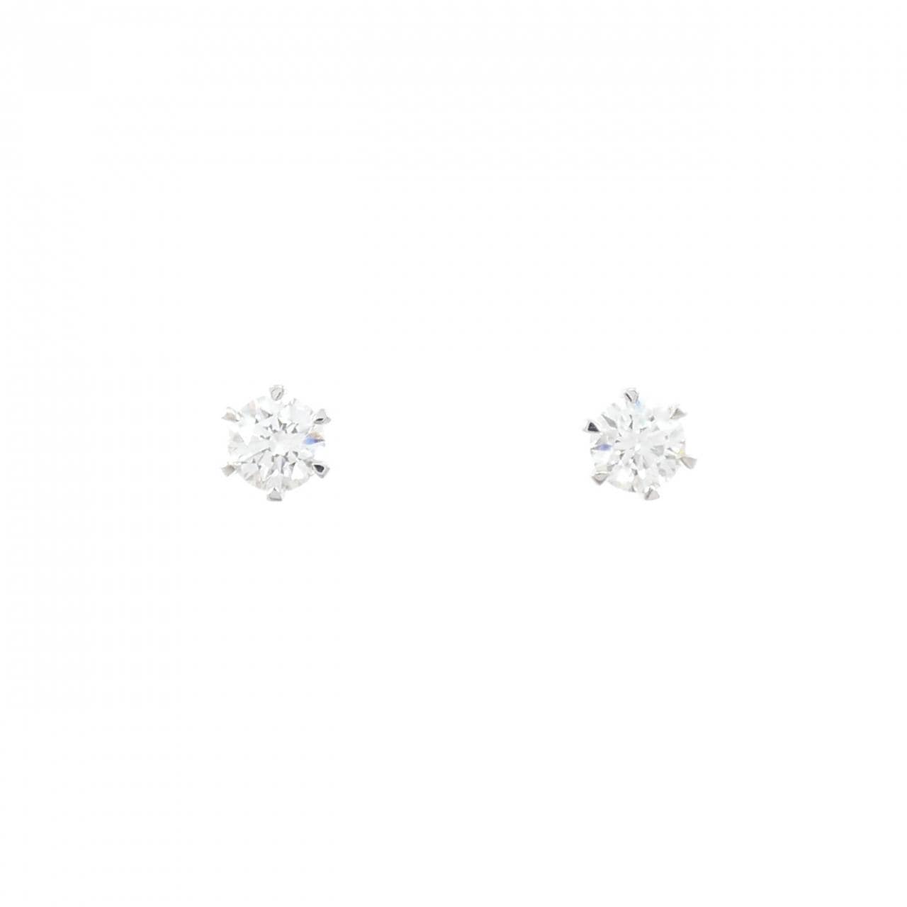 【再加工款】PT900/ST鑽石耳環 0.254克拉 0.255克拉 F色 VS1-2淨度 3EXT-EXT