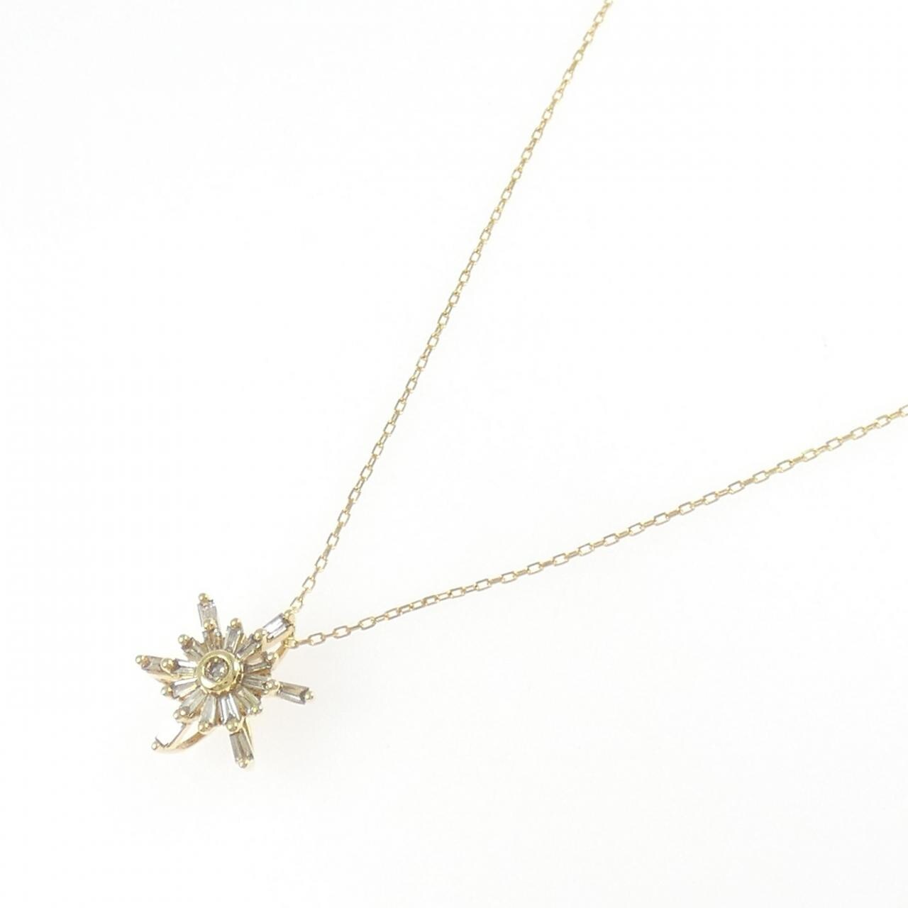 K18YG ダイヤモンド ネックレス 0.25CT