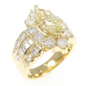 K18YG ダイヤモンド リング 1.622CT