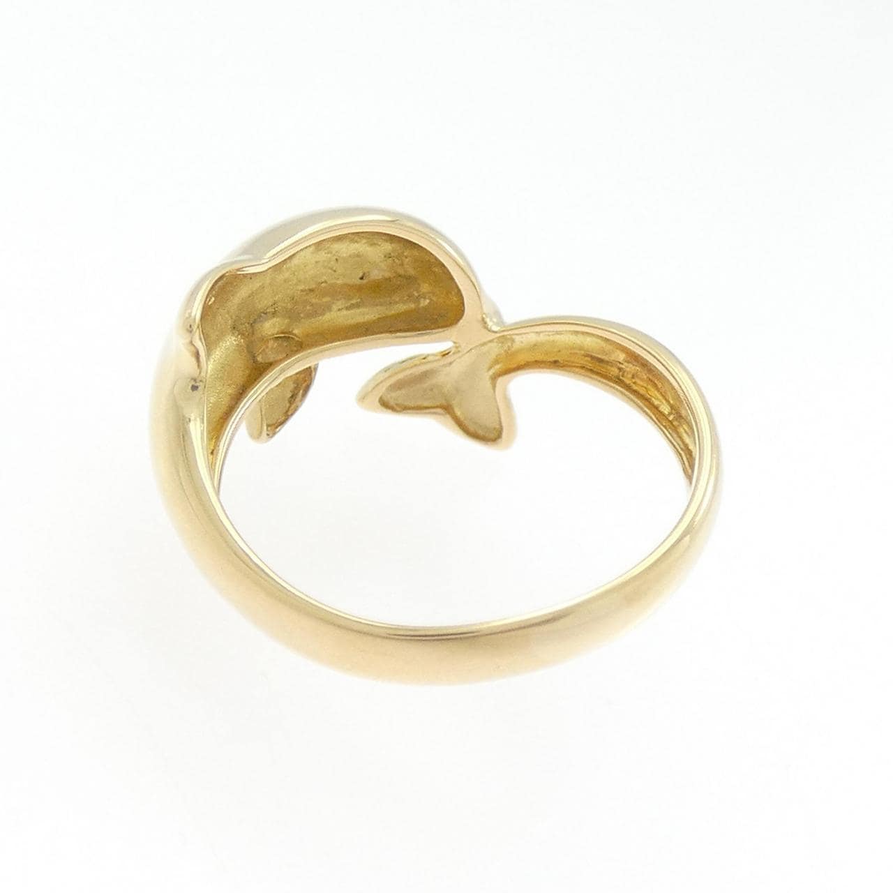 K18YG ドルフィン リング