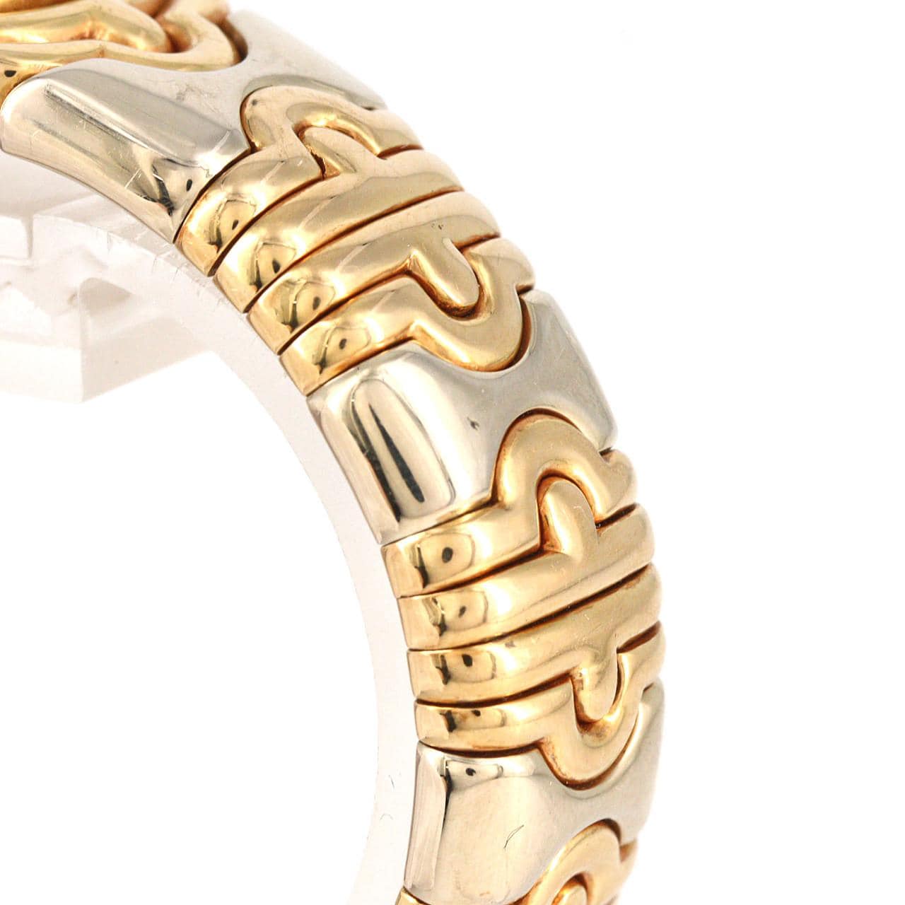 【ノーメンテナンス還元価格】ブルガリ パレンテシス YGxWG Lサイズ BJ01 YGxWG クォーツ