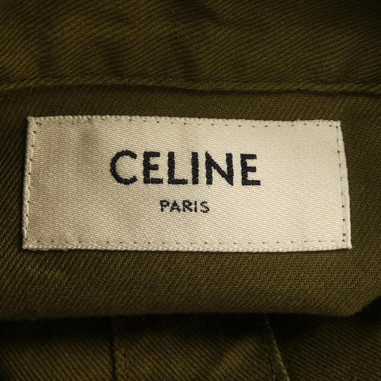 セリーヌ CELINE ミリタリーシャツ トリオンフ 2C580106K S／Sシャツ