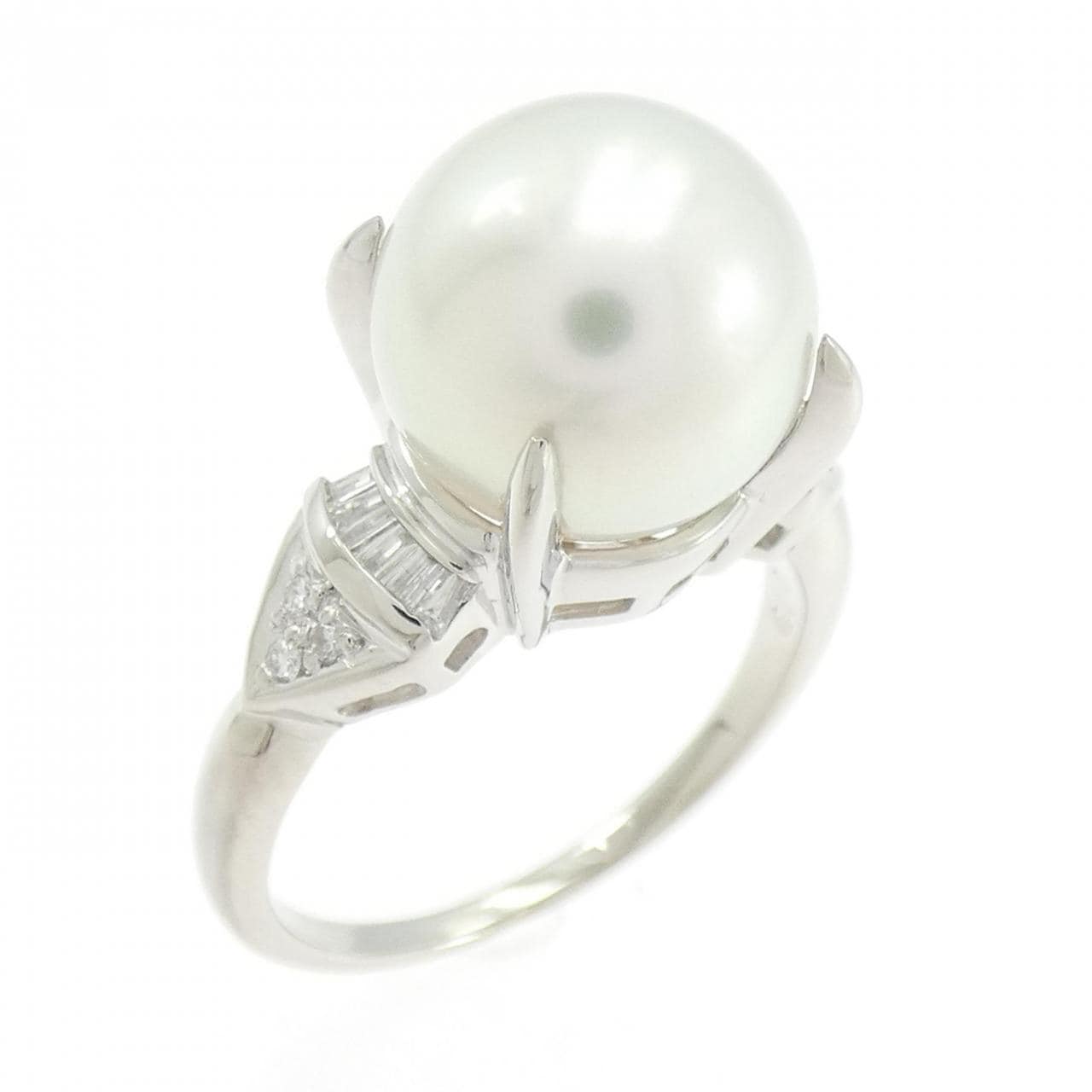 PT900 白蝶パール リング 10.4mm