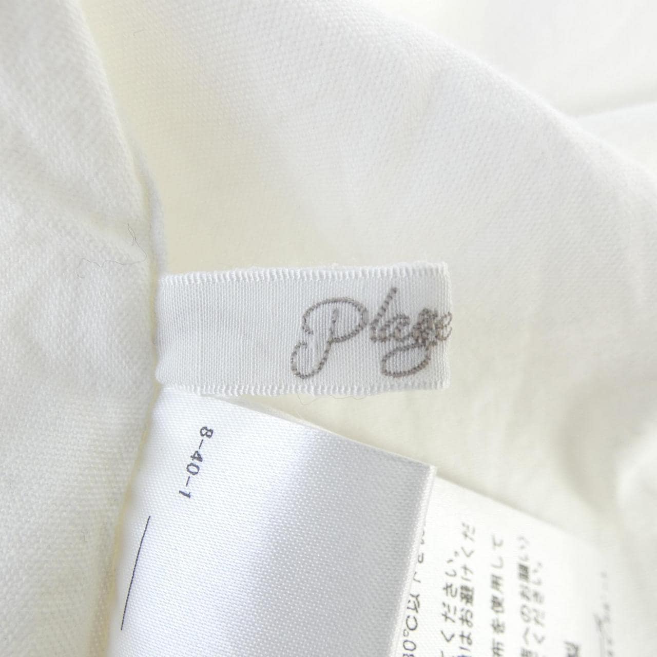 プラージュ Plage 21-051-922-8000-3-0 シャツ