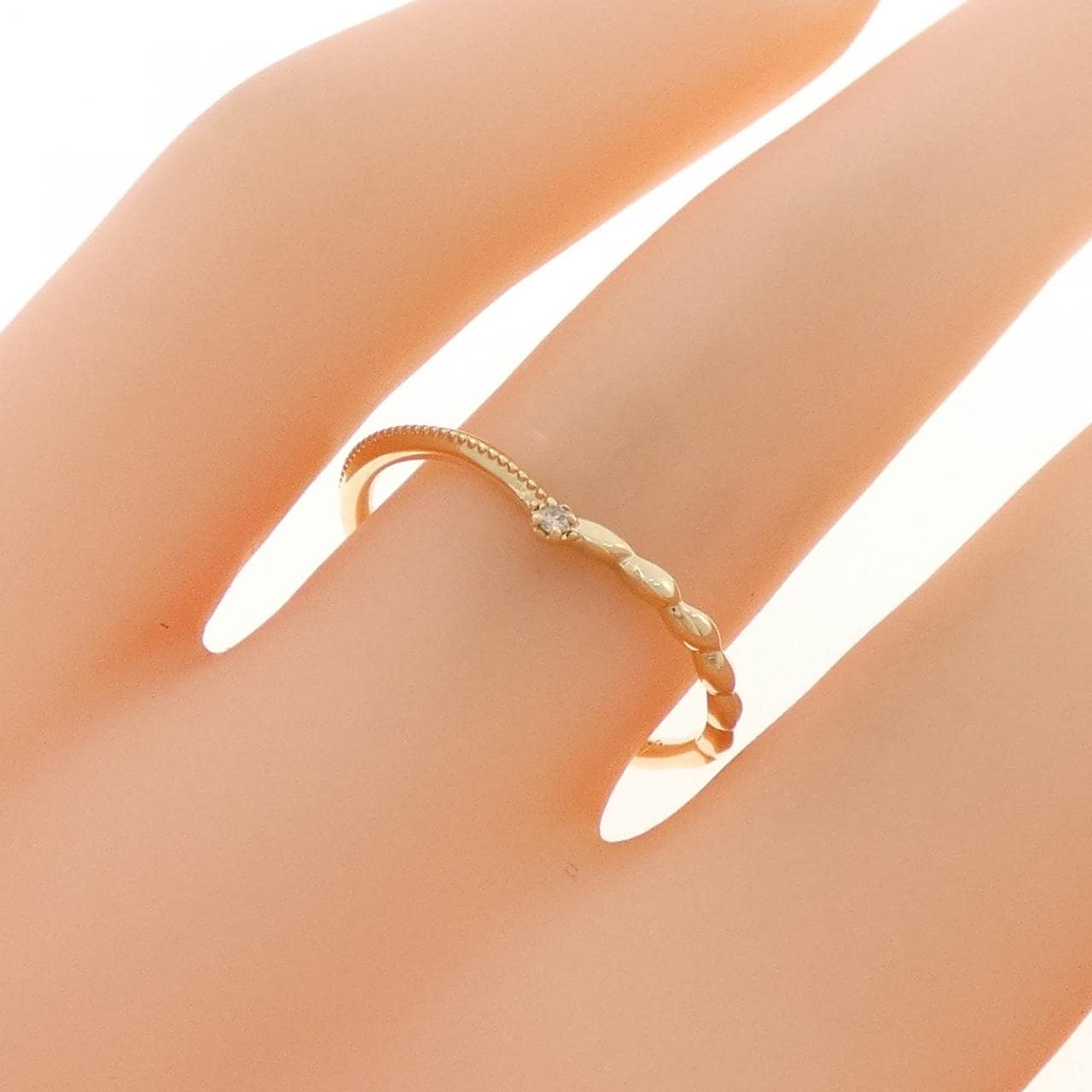 アガット ダイヤモンド リング 0.007CT