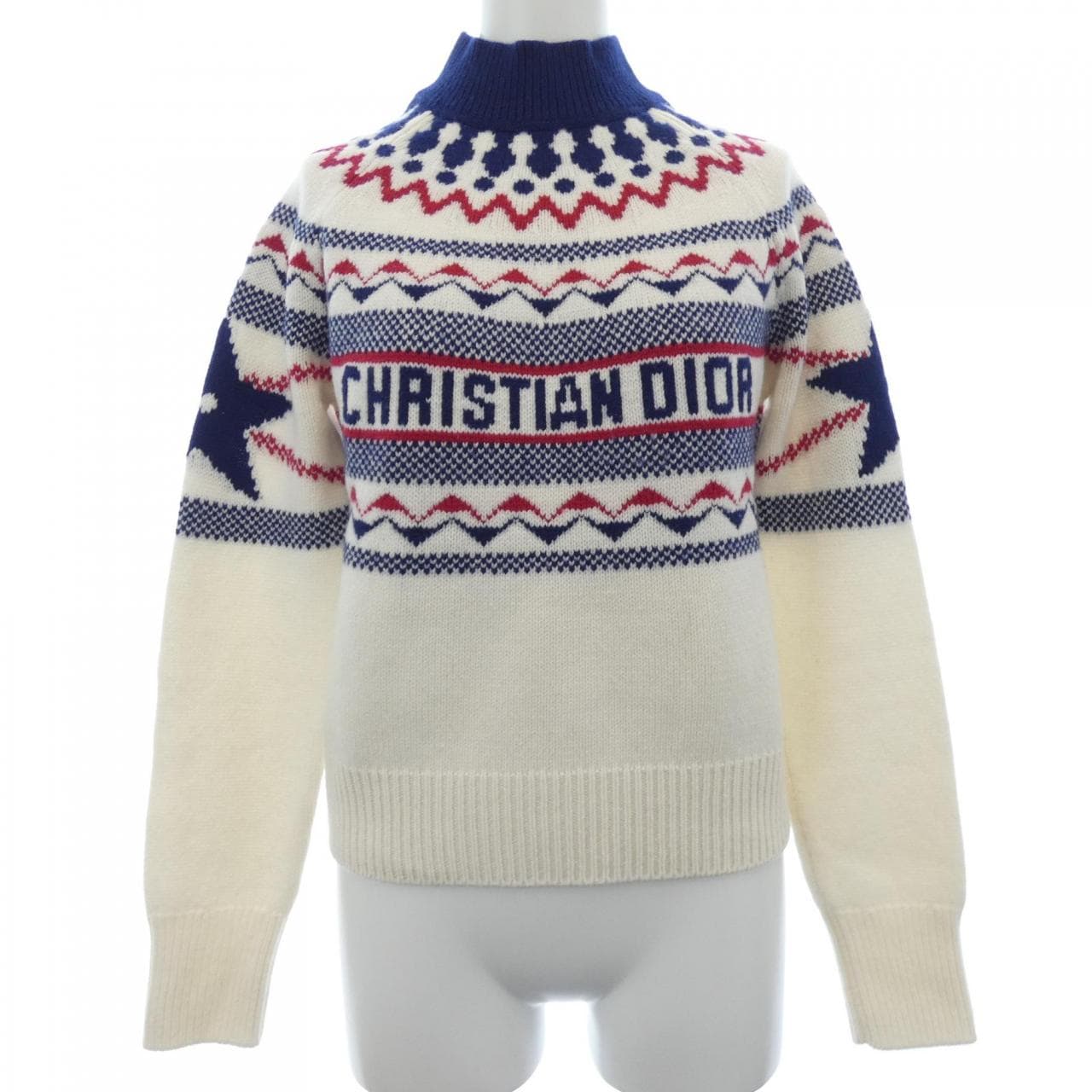 クリスチャンディオール CHRISTIAN DIOR DIORALPS STAND COLLAR SWGATER 144S60BM134 ニット