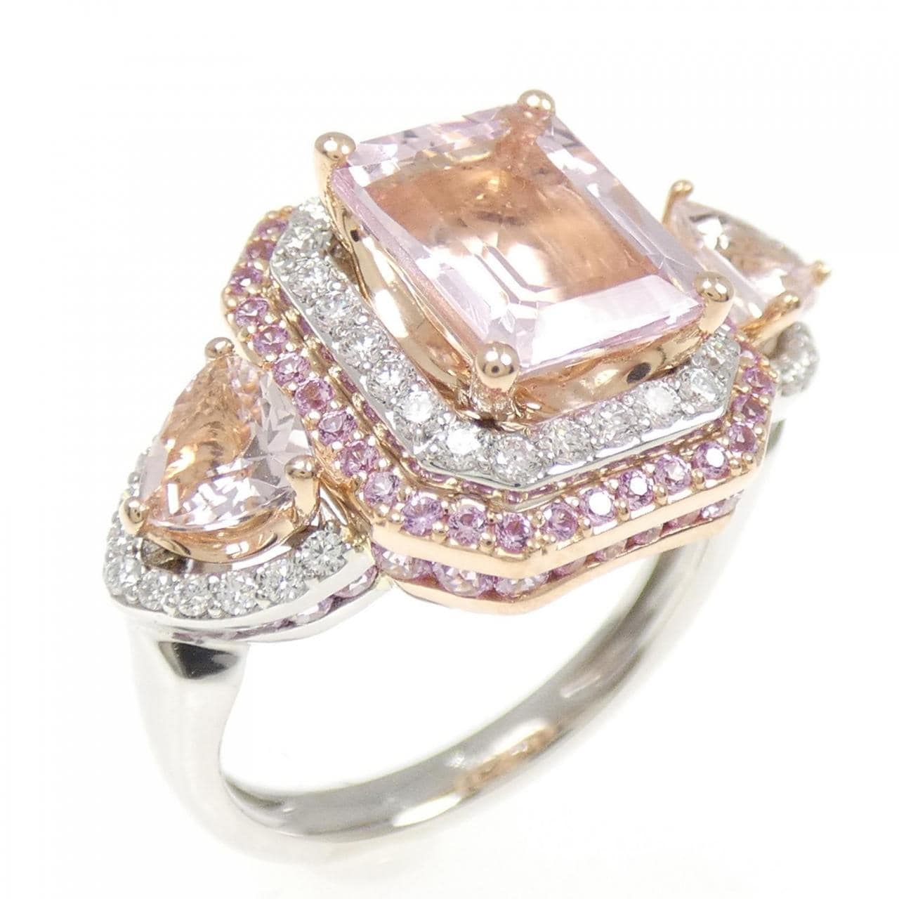 GSTV Morganite Ring 2.60CT