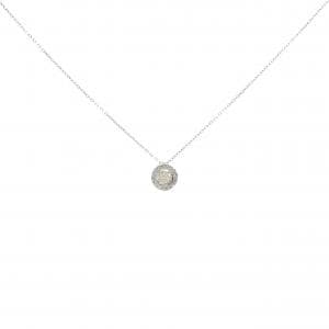 K18WG ダイヤモンド ネックレス 0.10CT
