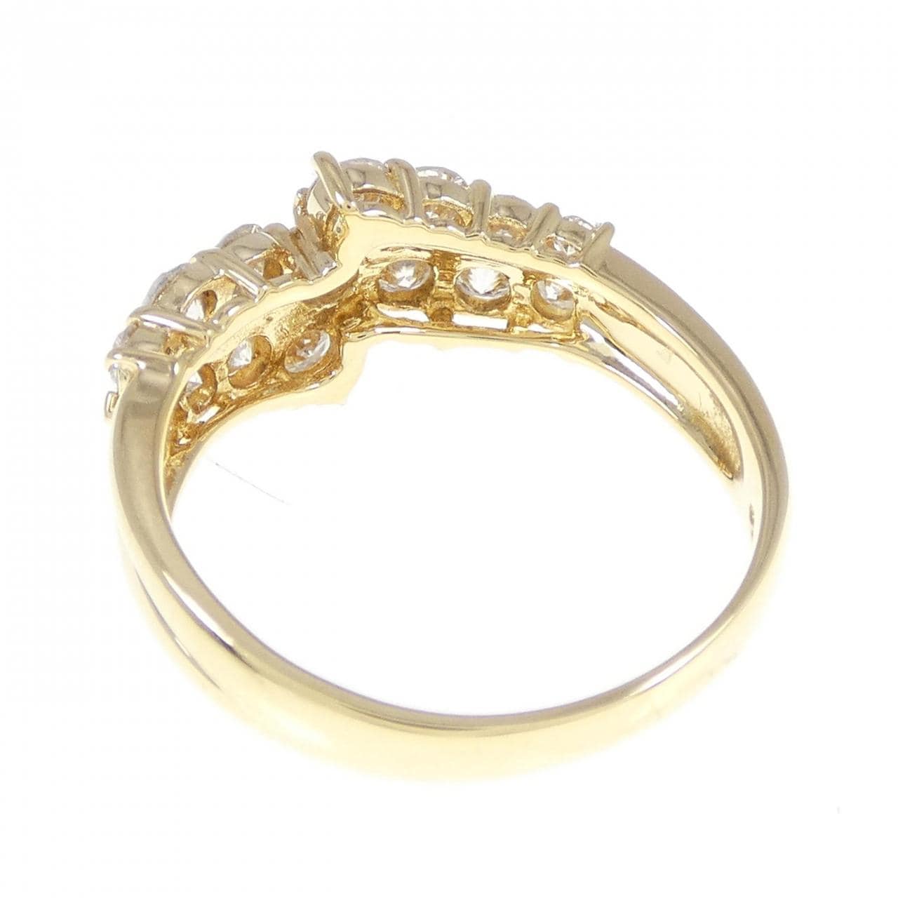 K18YG ダイヤモンド リング 1.03CT