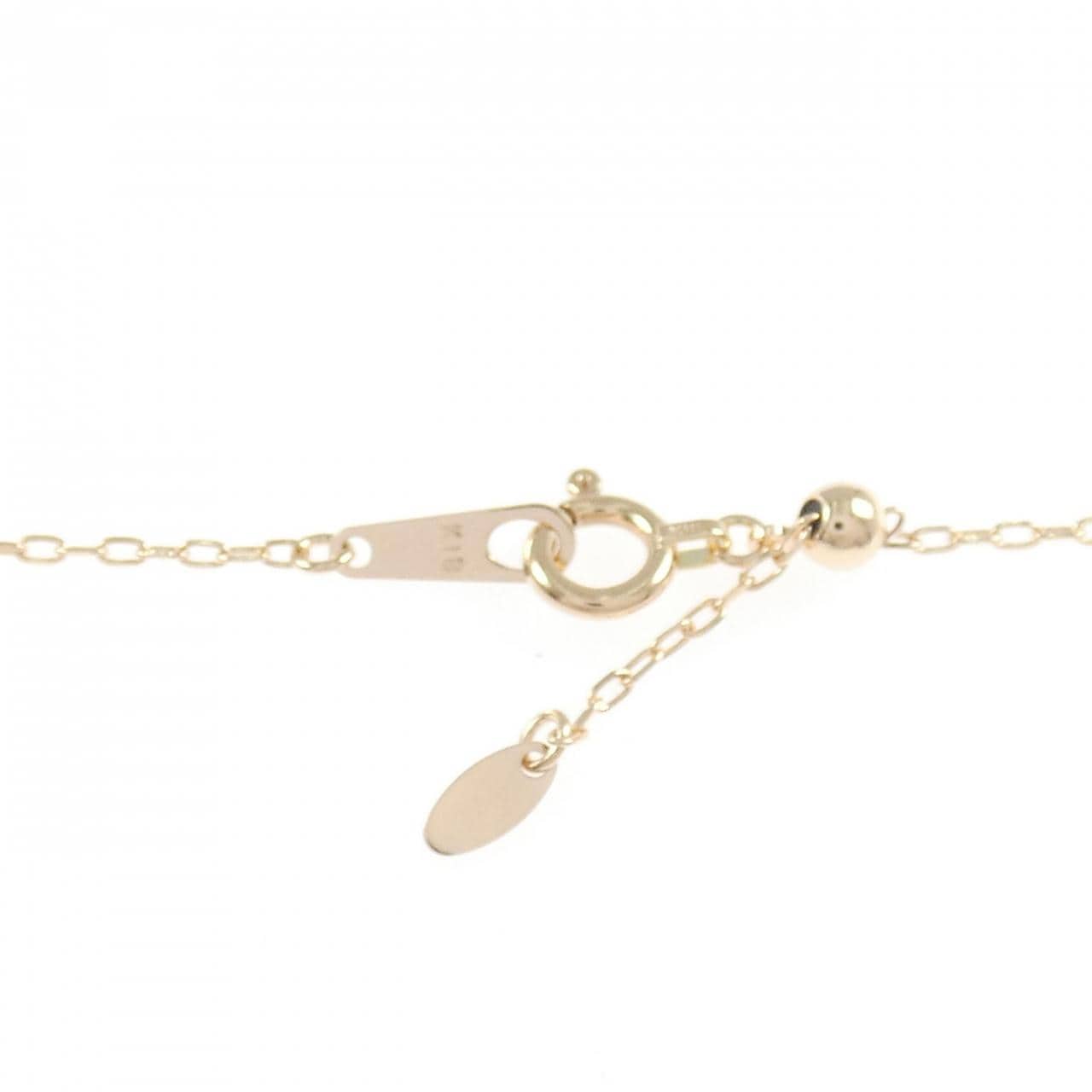 K18PG ガーネット ネックレス 0.80CT