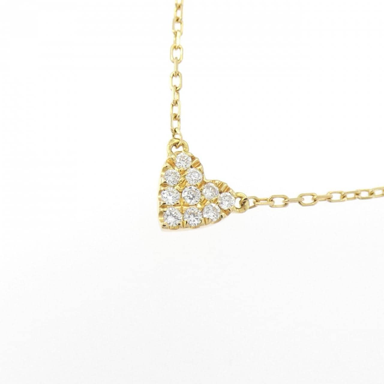 アーカー ハートパヴェ ネックレス 0.05CT