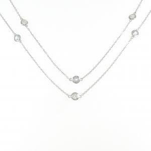 PT850 アクアマリン ネックレス 0.61CT