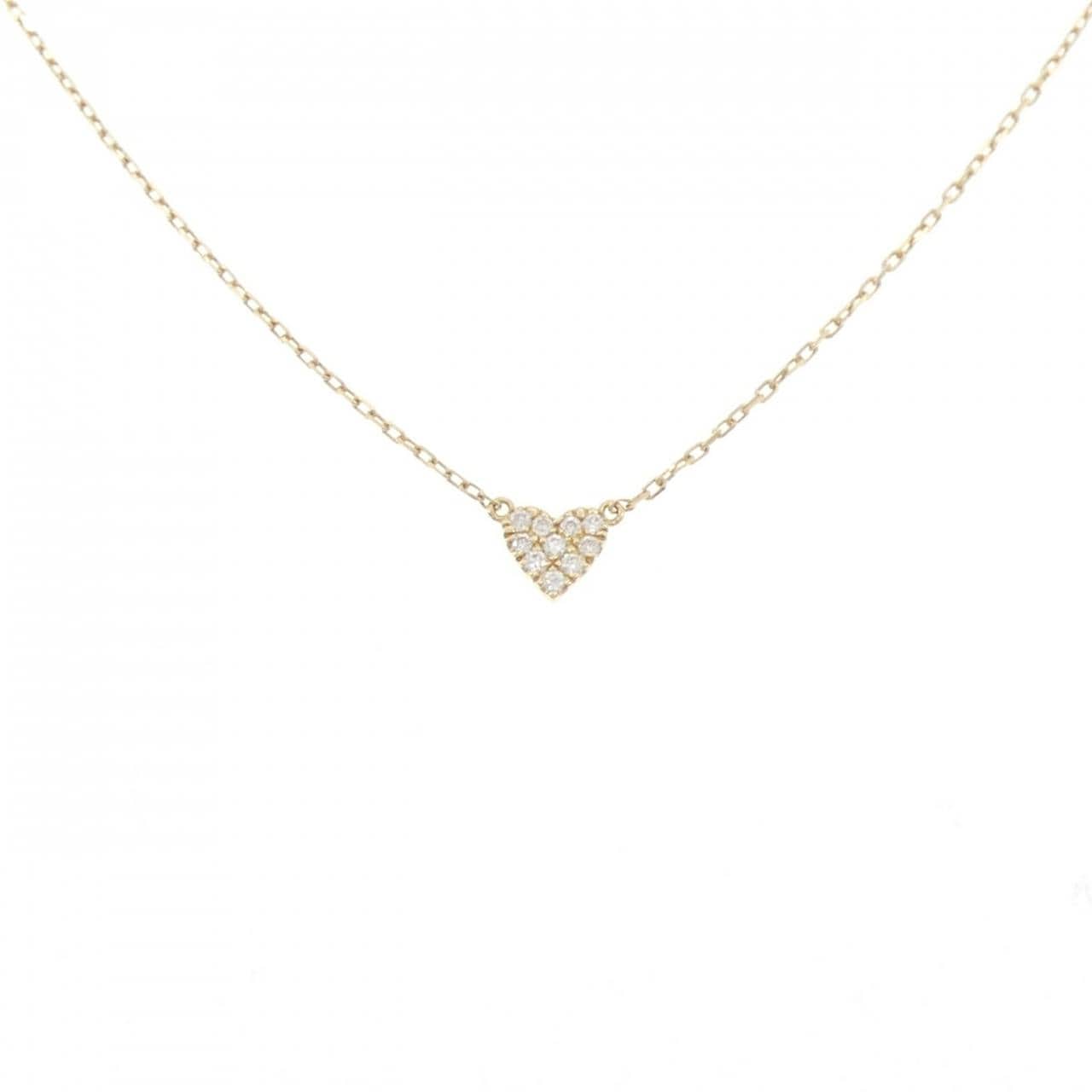 アーカー ハートパヴェ ネックレス 0.05CT