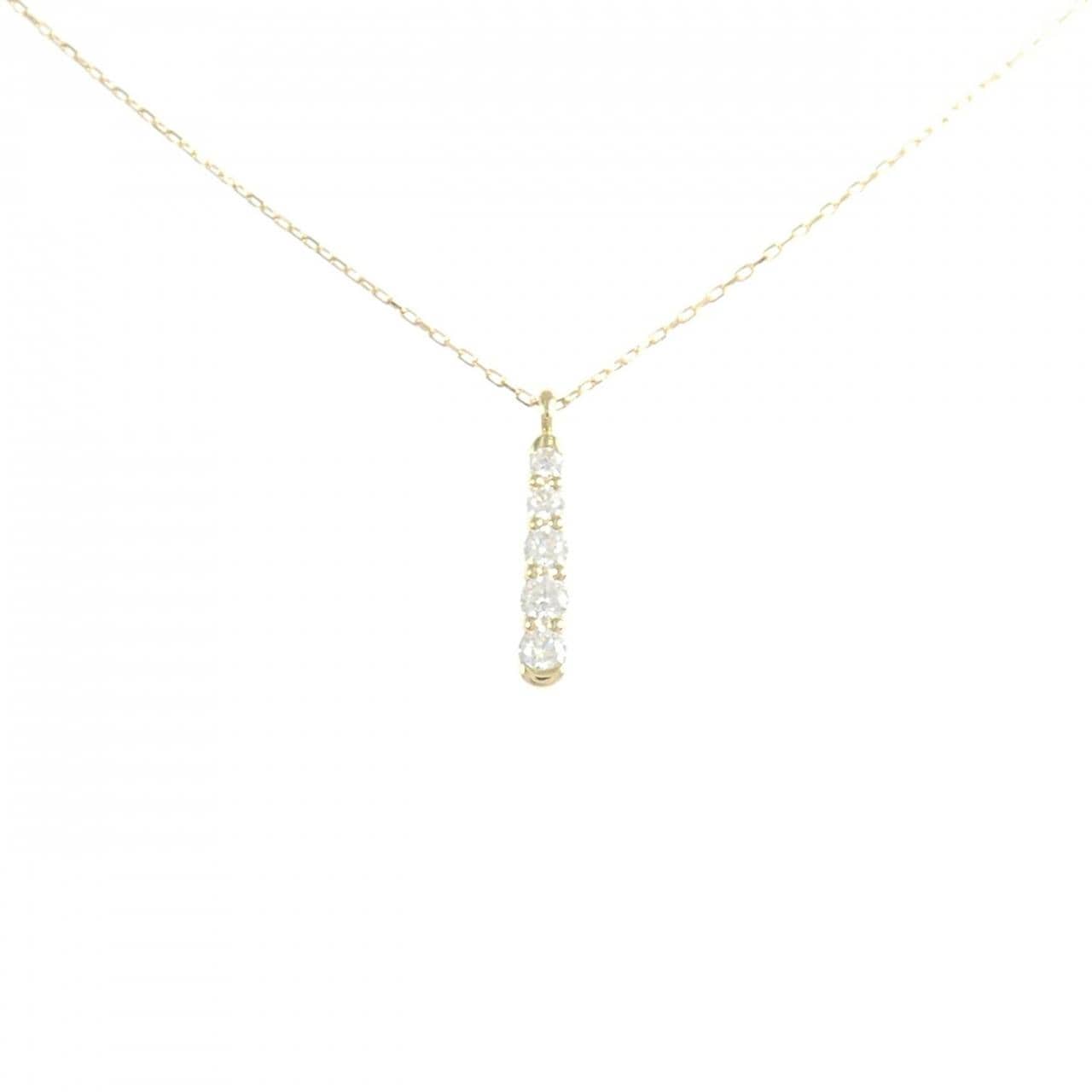 4゜C 合成モアサナイト ネックレス