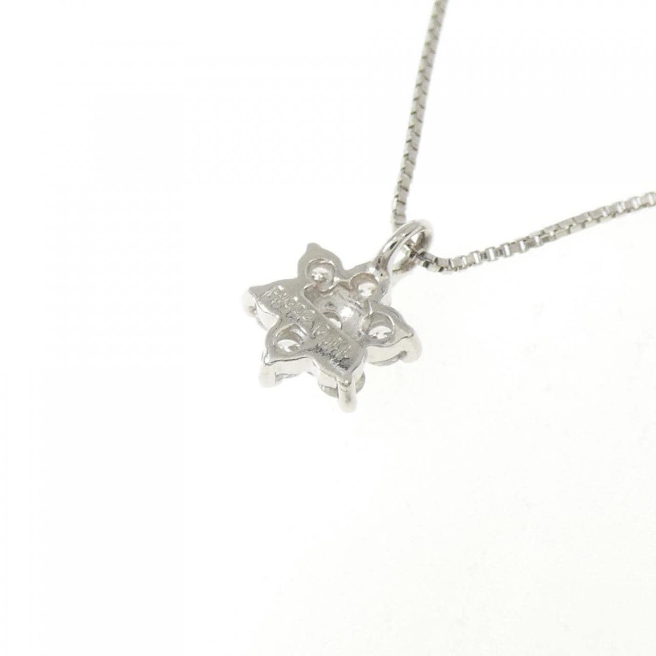 PT900/PT850 スター ダイヤモンド ネックレス 0.11CT
