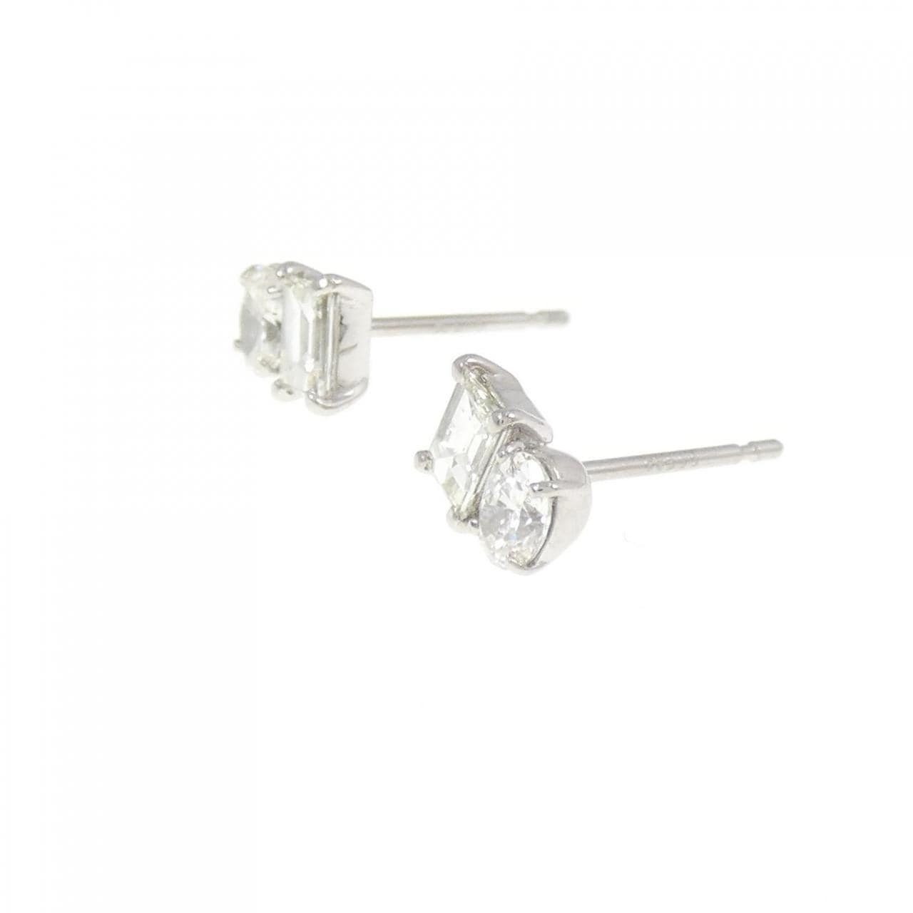 【新品】PT900 ダイヤモンド ピアス 0.60CT