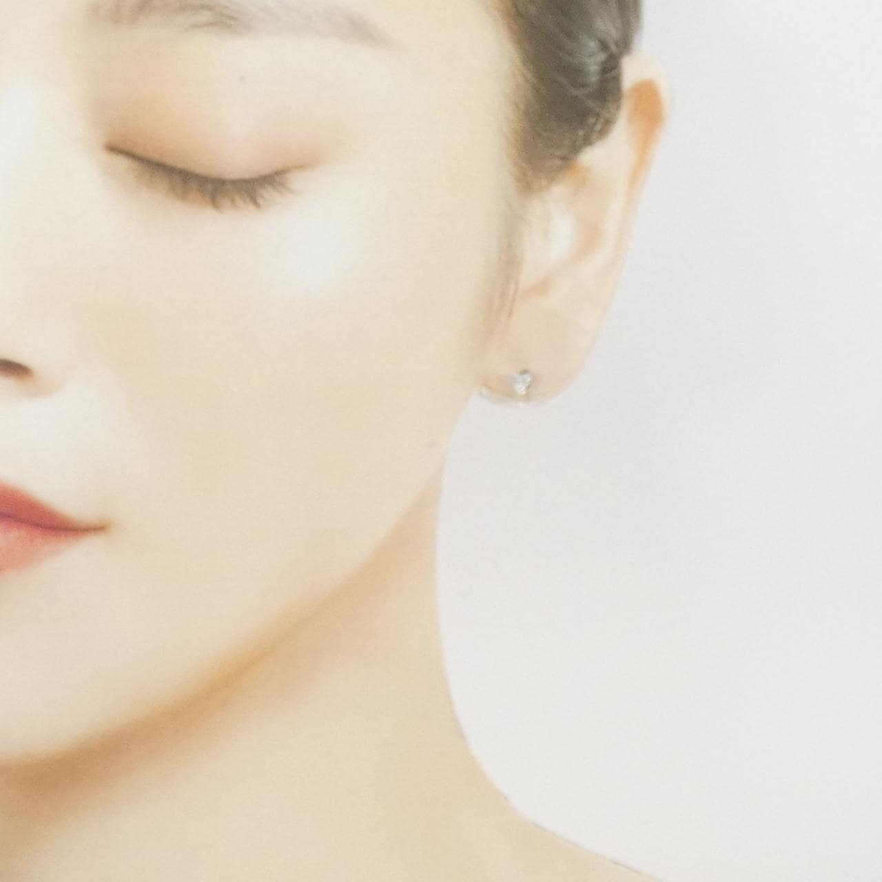 PT900 ダイヤモンド ピアス 0.18CT