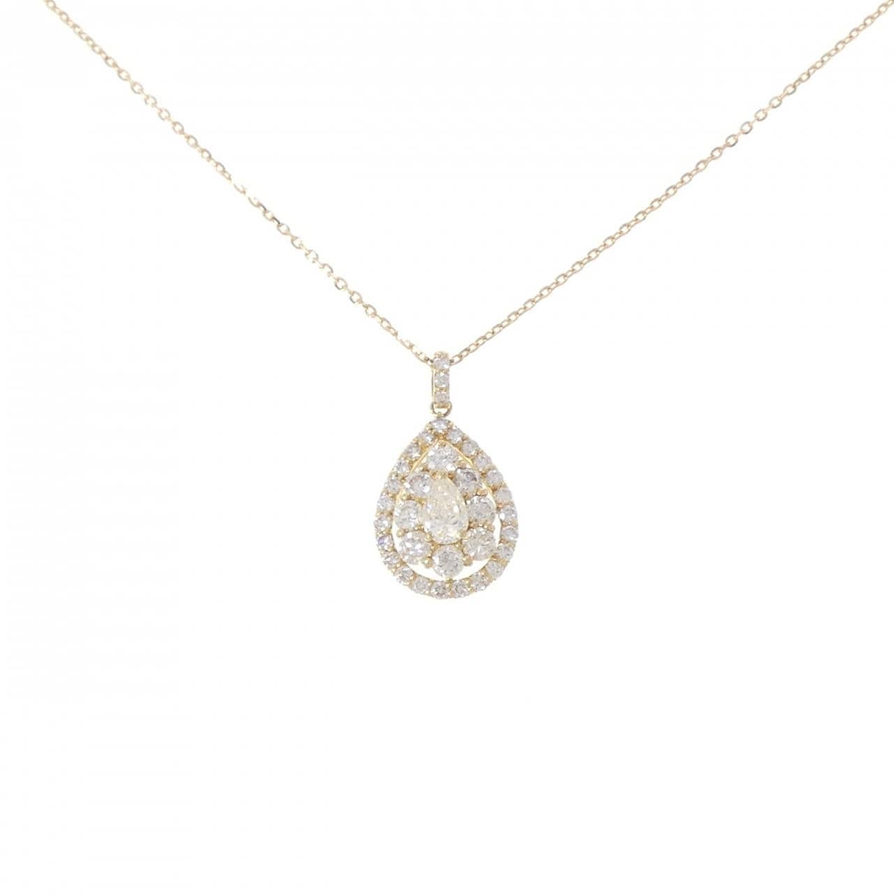 K18YG ダイヤモンド ネックレス 1.00CT